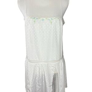 Victoria's Secret White Polka Dot Slip